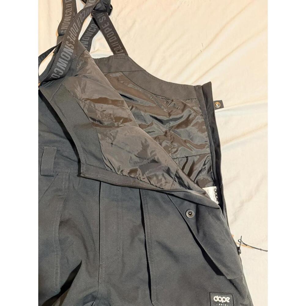 Dope Mens Notorious B.I.B Bib Snowboard Snow Pants Size Medium - Picture 8 of 15